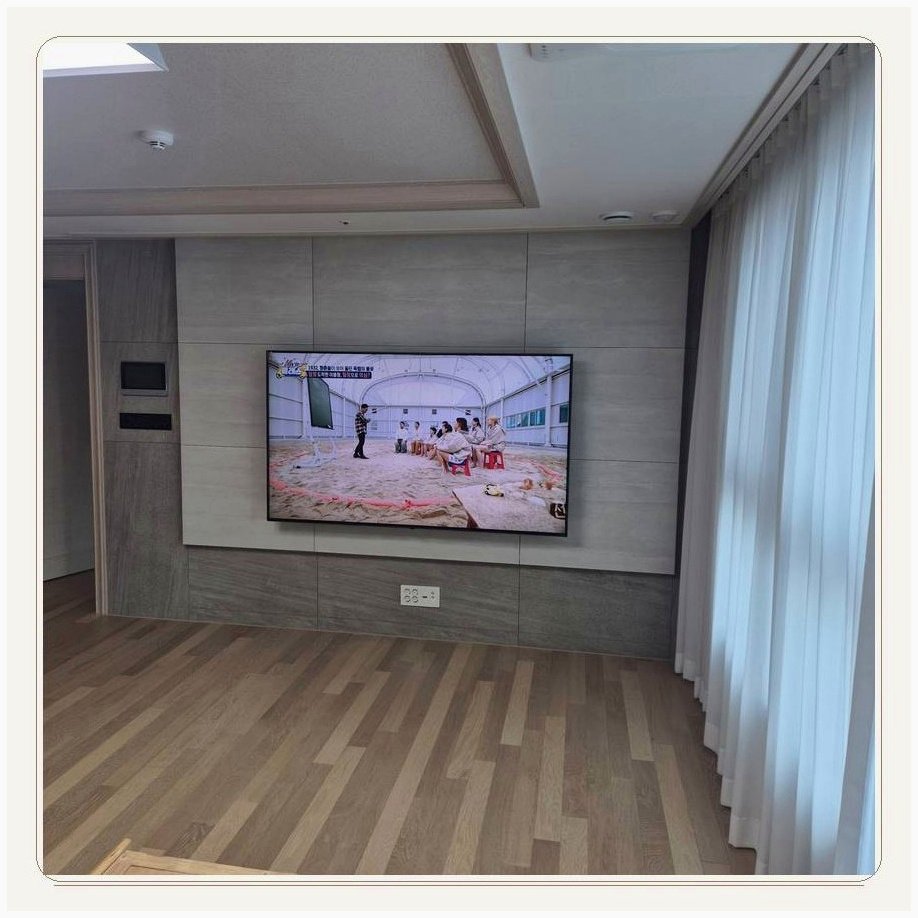 장흥면 벽걸이TV 설치 사례