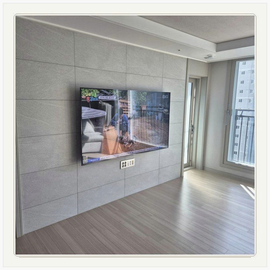 자일동 벽걸이TV 설치 사례